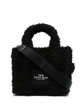 Marc Jacobs Black Sherpa Mini Tote